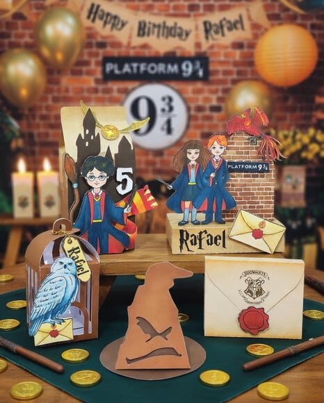 Harry Potter Arquivo de Corte Studio e pdf