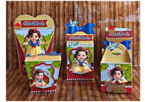 Arquivo de Corte Digital Branca de Neve Baby Studio e pdf