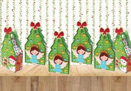ARQUIVO DIGITAL SILHOUETTE CAIXAS ARVORE DE NATAL