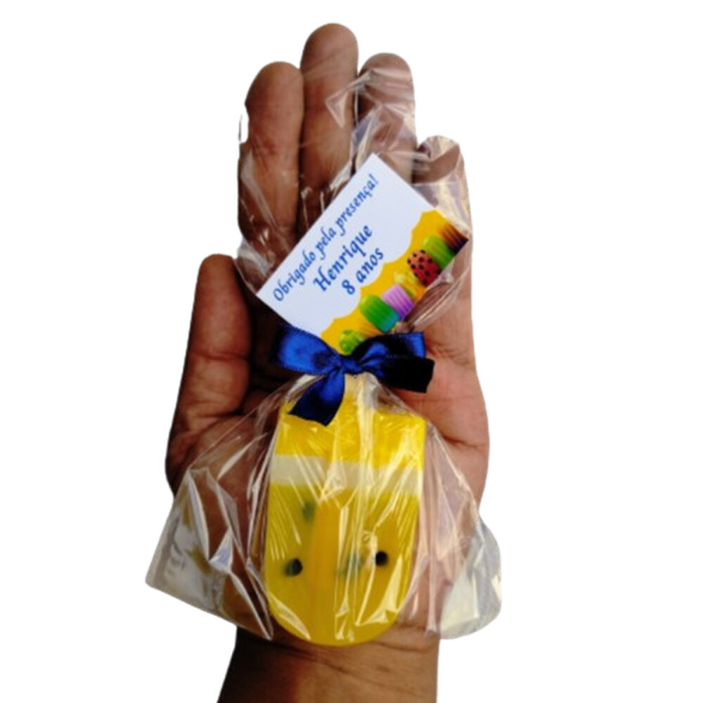 Sabonete Artesanal Picolé Lembrancinha Personalizada Para Aniver