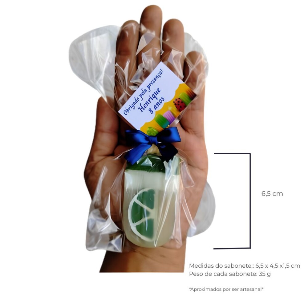 Sabonete Artesanal Picolé Lembrancinha Personalizada Para Aniver