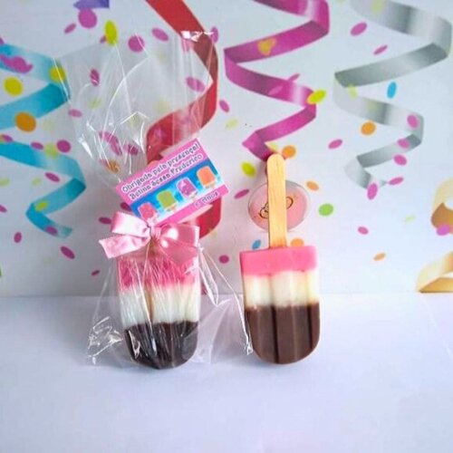 Sabonete Artesanal Picolé Lembrancinha Personalizada Para Aniver