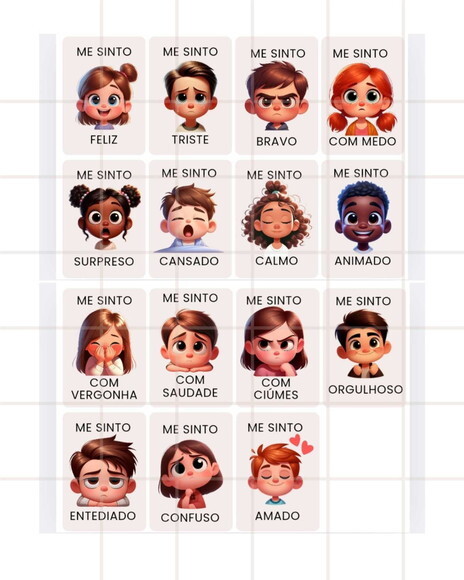 Arquivo Digital - Cards Sentimentos e Emoções