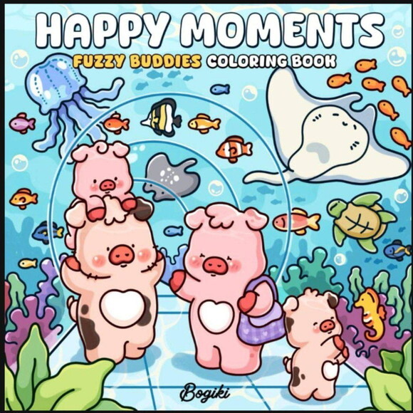 Arquivo Digital pdf - Happy Moments para Colorir