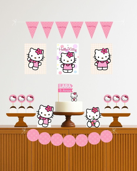 Kit Festa Digital Hello Kitty