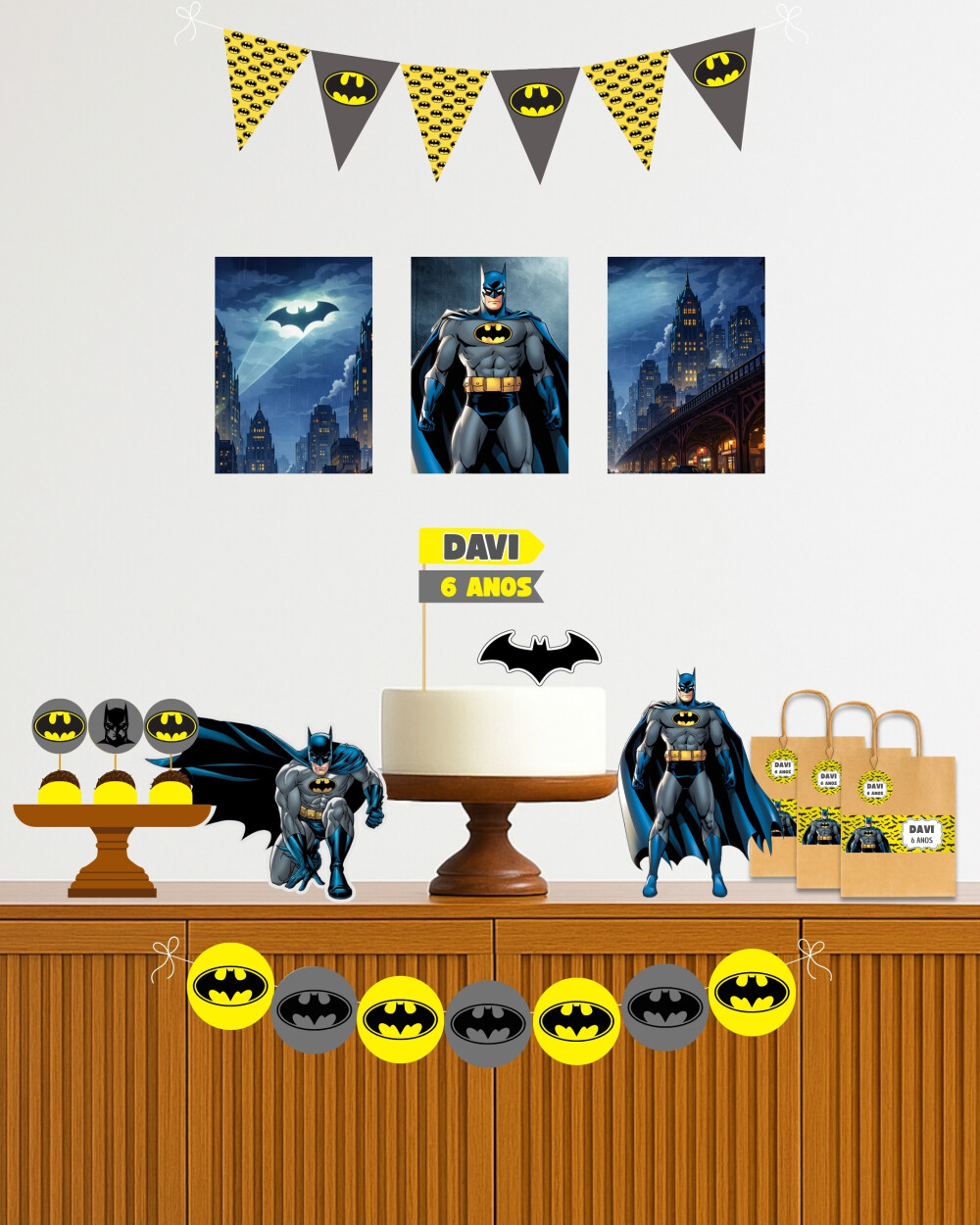 Kit Festa Digital Batman