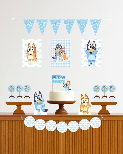 Kit Festa Digital Bluey