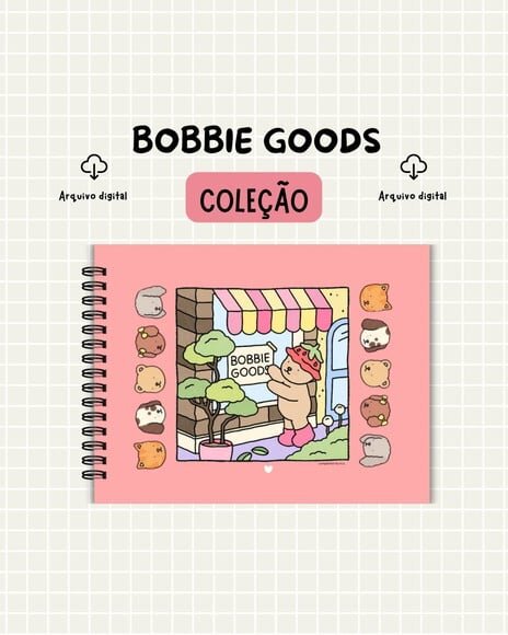 Arquivo Digital pdf - Bobbie Goods para Colorir