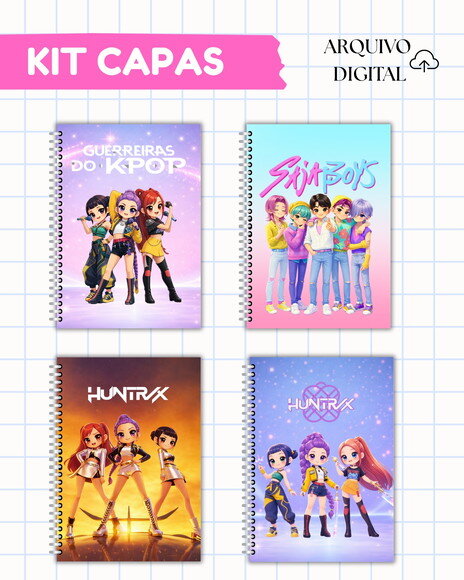 Kit Capas Guerreiras do K-pop
