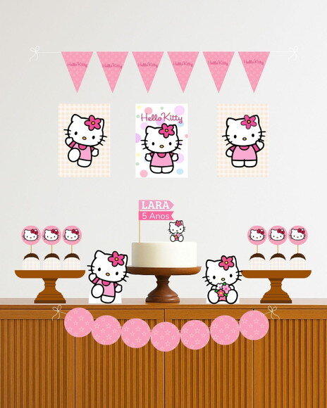 Kit Festa Digital Hello Kitty