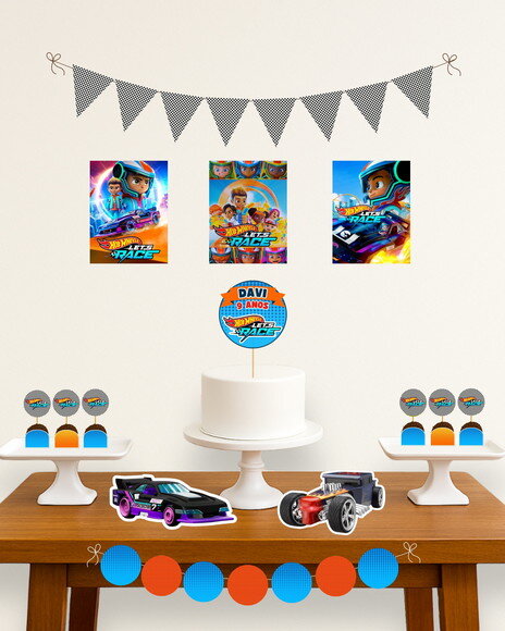 Kit Festa Digital Hotwheels Let