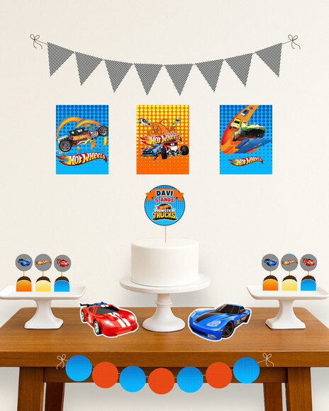 Kit Festa Digital Hotwheels