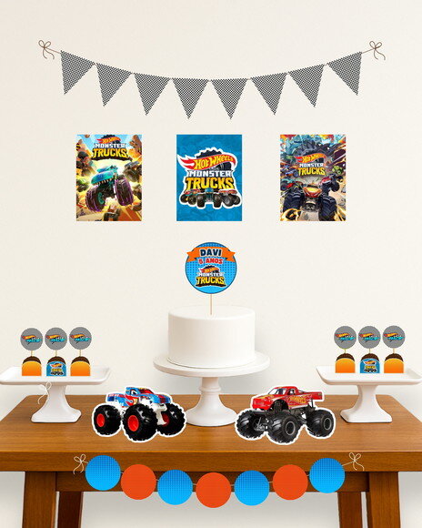 Kit Festa Digital Hotwheels Monster Truck