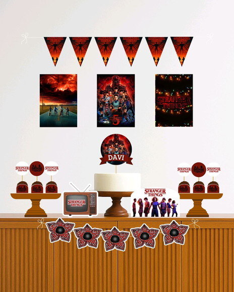 Kit Festa Digital Stranger Things