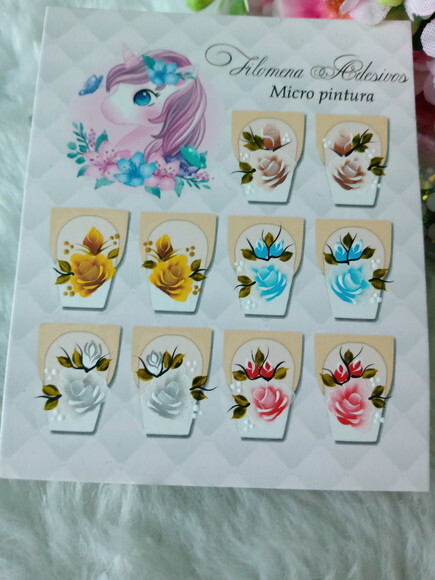 Adesivo de Unha Artesanais