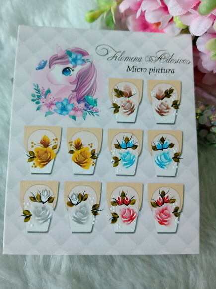 Adesivo de Unha Artesanais