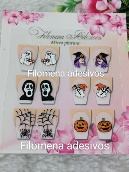 Adesivos De Cartoon / Unhas M Ao Alongamento.