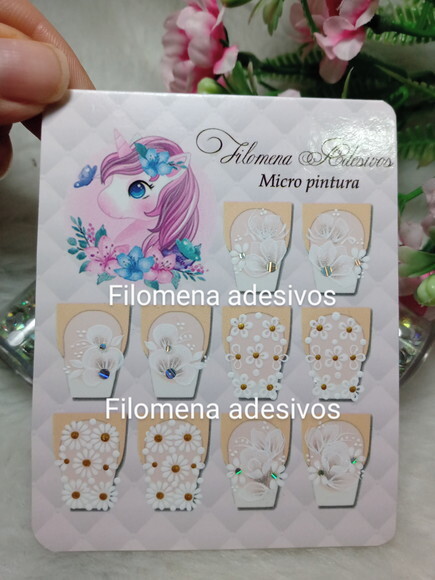 Adesivos de unhas, Artesanais