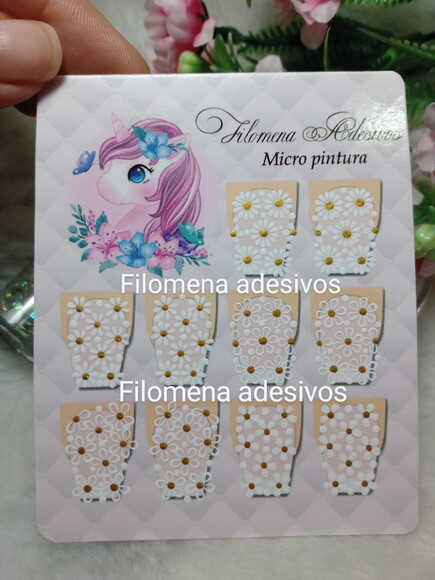 Adesivos de unhas, artesanais / unhas