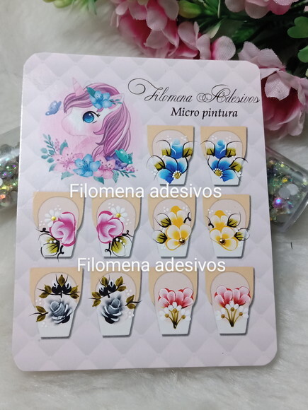 Adesivos de unhas, Artesanais