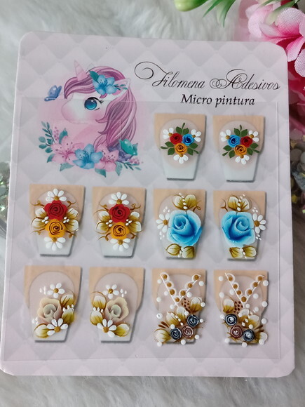 Adesivos de unhas, Artesanais / unhas