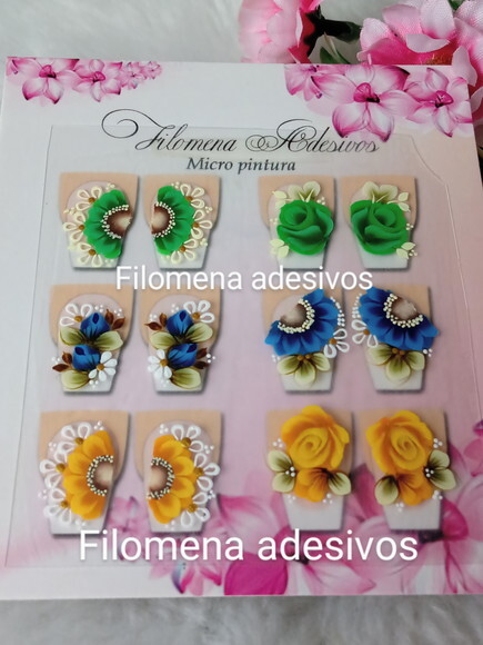Adesivos Ones Troke, Unhas m ao Alongamento.