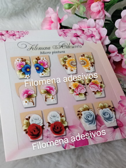 Adesivos Ones Troke, Unhas m ao Alongamento.