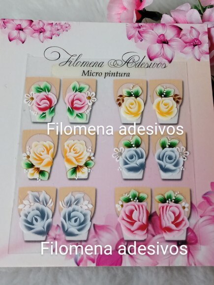 Adesivos Ones Troke, Unhas m ao Alongamento.