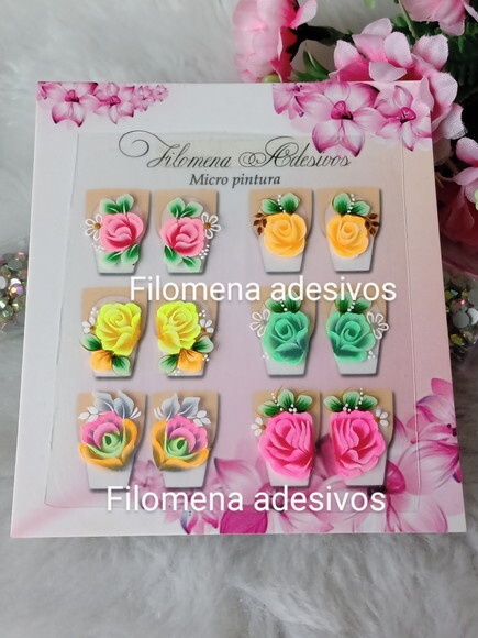 Adesivos Ones Troke, Unhas m ao Alongamento.