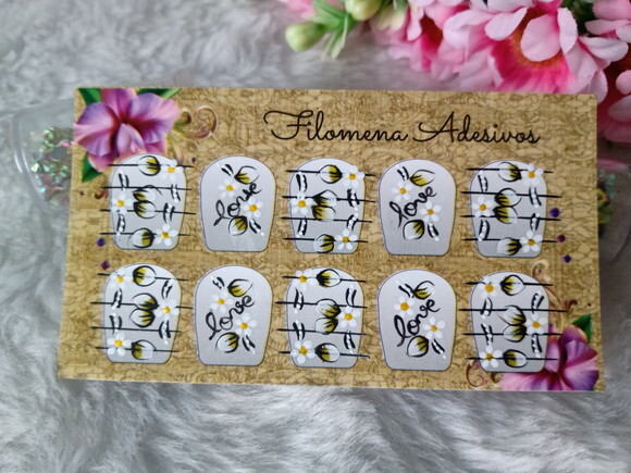 Adesivos para unhas M