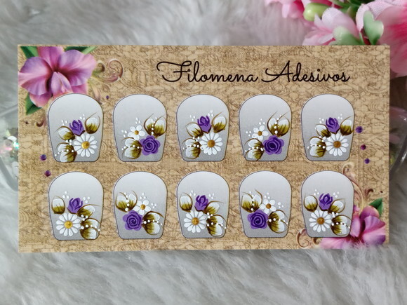 Adesivos para unhas M