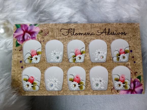 Adesivos para Unhas Naturais.