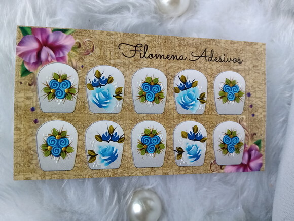 Adesivos para Unhas Naturais.