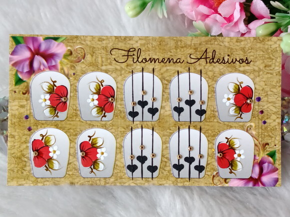 Adesivos para Unhas Naturais.