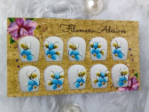 Adesivos para Unhas Naturais.