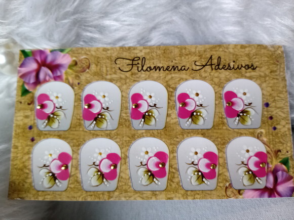 Adesivos para Unhas Naturais.