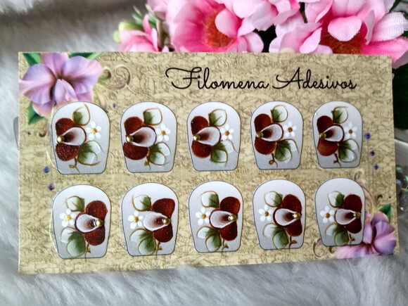 Adesivos para Unhas Naturais.