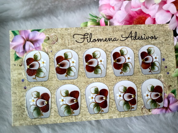 Adesivos para Unhas Naturais.