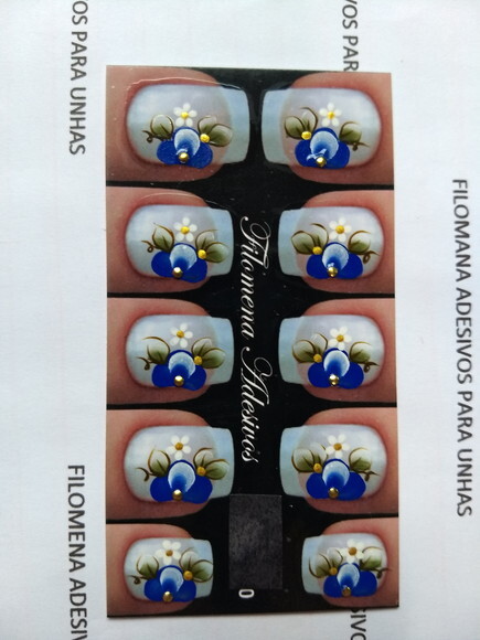 Adesivos para Unhas Naturais.