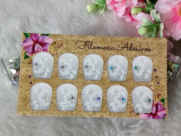 Adesivos para Unhas Naturais.