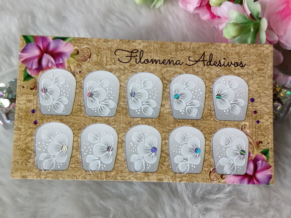 Adesivos para Unhas Naturais.