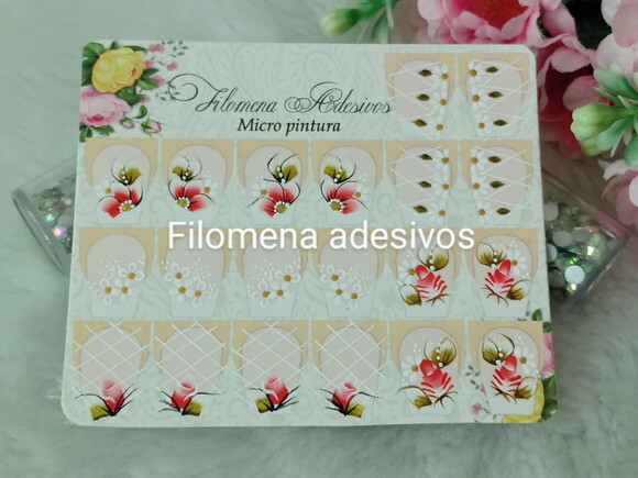 Adesivos para Unhas Naturais.
