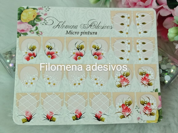 Adesivos para Unhas Naturais.