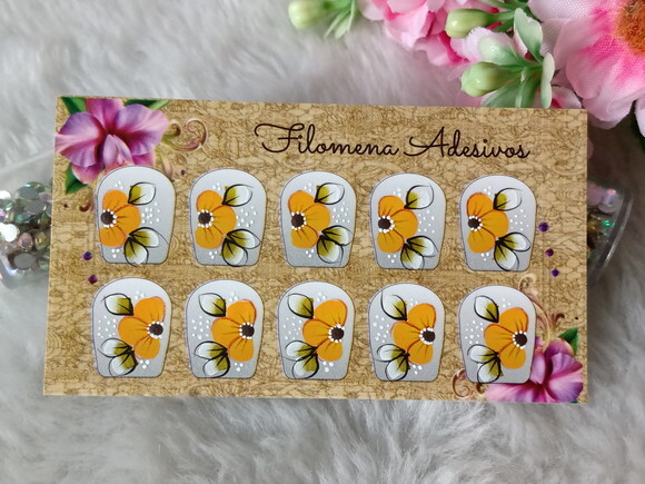 Adesivos para Unhas Naturais.