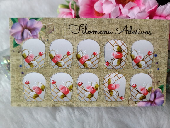 Adesivos para Unhas Naturais.