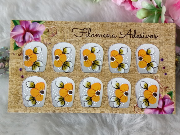 Adesivos para Unhas Naturais.