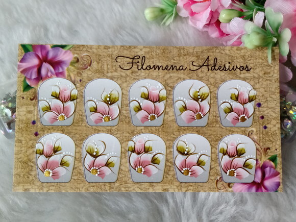Adesivos para Unhas Naturais.