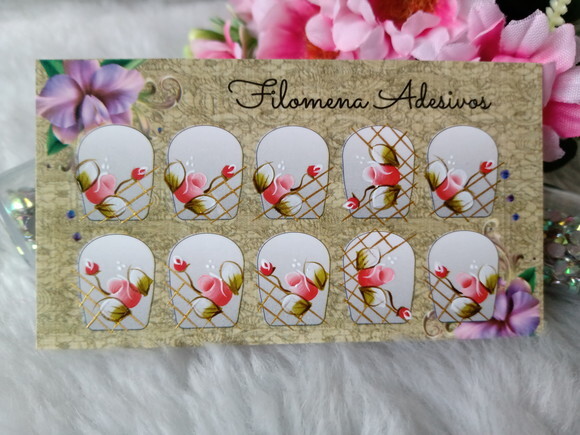 Adesivos para Unhas Naturais.
