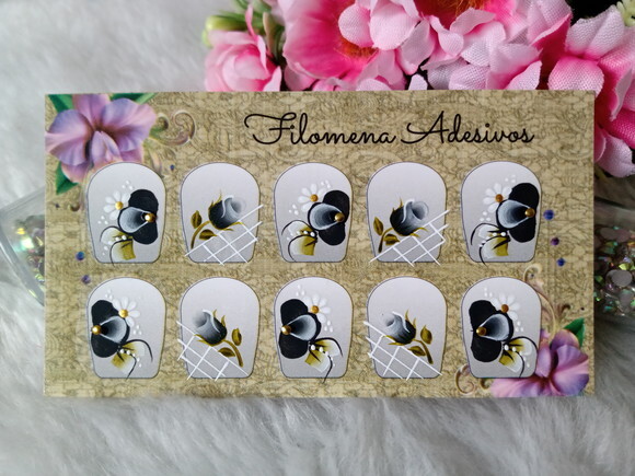 Adesivos para Unhas Naturais.