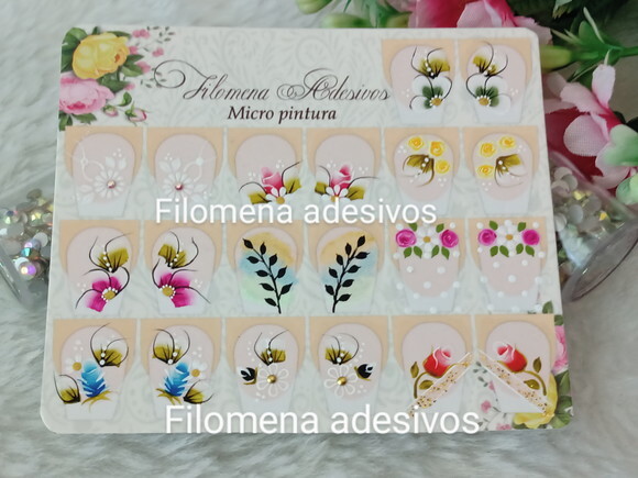 Adesivos para Unhas Naturais.